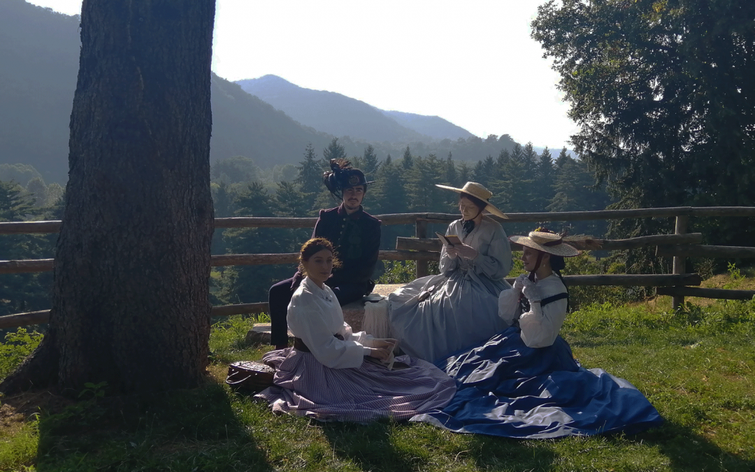 Pic Nic in costume a Villa Caccia