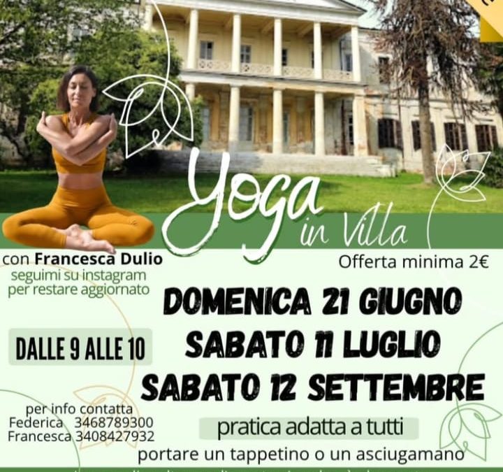 “YOGA IN VILLA” – Terza edizione
